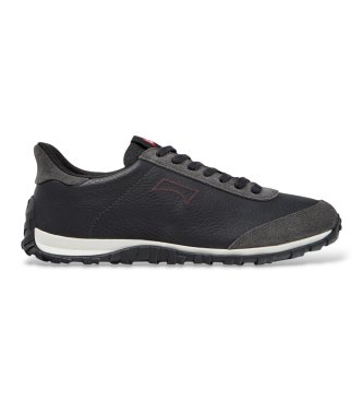 Camper - Zapatillas de piel Drift Walk negro y gris