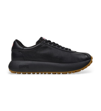 Camper para mujer. K201853-001 Zapatillas de Piel Pelotas Athens negro (38), 3 a 5cm, Cordones, Casual