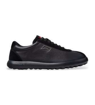 Camper para hombre. K101019-008 Zapatillas de Piel Pelotas XLite negro (43), Plano, Cordones, Casual