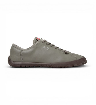 Camper para hombre. K101114-006 Zapatillas de Piel Peu Path+ gris (46), Plano, Cordones, Casual