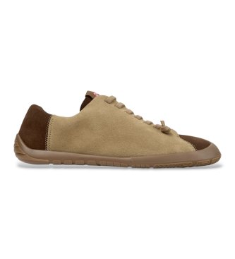 Camper - Zapatillas de piel Peu Path+ Twins marrón