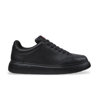 Camper para mujer. K201438-015 Zapatillas de Piel Runner K21 negro (38), Plano, 1 a 3cm, Cordones, Casual