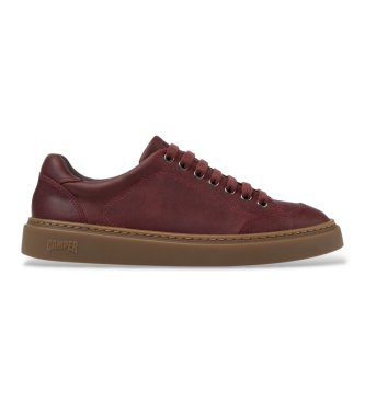 Camper - Zapatillas de piel Runner Twentyfive burdeos