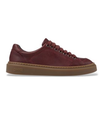 Camper - Zapatillas de piel Runner Twentyfive burdeos