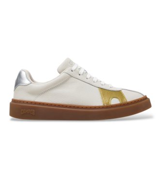 Camper - Zapatillas de piel Runner Twentyfive Twins blanco roto