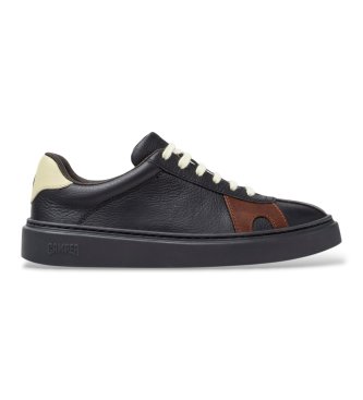 Camper - Zapatillas de piel Runner Twentyfive Twins negro