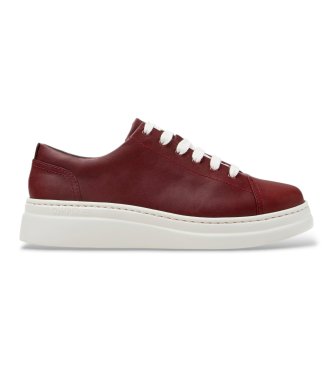 Camper -107 Zapatillas de piel Runner Up burdeos