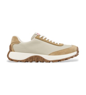 Camper para hombre. K100928-023 Zapatillas de Piel Drift Trail beige (42), Plano, Cordones, Casual