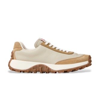 Camper para mujer. K201586-022 Zapatillas de Piel Drift Trail beige (40), Plano, Cordones, Casual