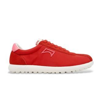 Camper para mujer. K201759-018 ZapatillasPelotas XLF rojo (38), Plano, Cordones, Casual, Poliéster reciclado