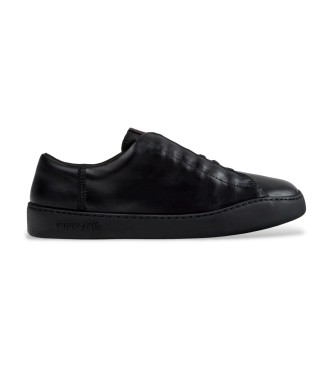 Camper para hombre. K101083-001 Zapatillas de Piel Peu Touring negro (46), Plano, Ninguno, Casual