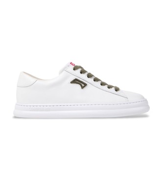 Camper para mujer. K201855-010 Zapatillas de Piel Runner Four blanco natural (38), Plano, Cordones, Casual