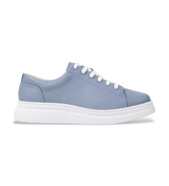 Camper para mujer. K200508-103 Zapatillas de Piel Runner Up azul (38), Plano, Cordones, Casual
