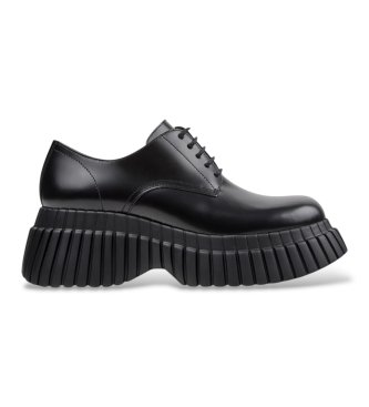 Camper - Zapatos de cordones de piel Pix BCN negro
