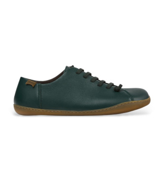 Camper para hombre. K100249-067 Zapatos de Piel Peu verde (45), Plano, Cordones, Casual