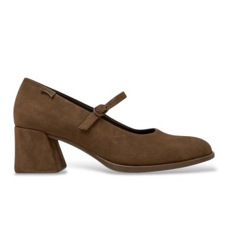 Camper - Zapatos de tacón de piel Kora marrón