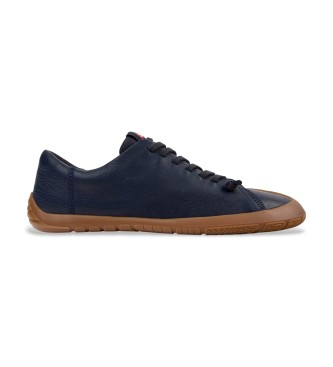 Camper para hombre. K101114-005 Zapatillas de Piel Peu Path+ marino (43), Plano, Cordones, Casual