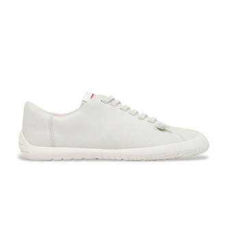 Camper para mujer. K201940-001 Zapatillas de Piel Peu Path+ blanco (39), Plano, Cordones, Casual