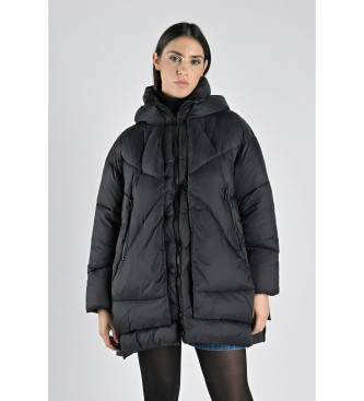 Canadian Classics para mujer. CN.G224410W Abrigo Eugenia negro (S), Casual, Nylon