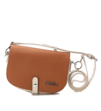 Carmela para mujer. 18610603-CAMEL Bolso 186106 marrón (OSFA), Casual, Piel