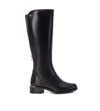 Carmela para mujer. 16201801-NEGRO Botas de Piel 162018 negro (41), 3 a 5cm, Cremallera, Casual