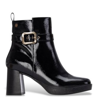 Carmela para mujer. 16253303-ANTRACITA Botines de Piel 162533 negro (41), 8 a 10cm, Cremallera, Casual