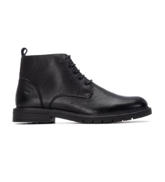 Carmela para hombre. 16267502-NEGRO Botines 162675 negro (41), Piel, Plano, Cremallera, Casual