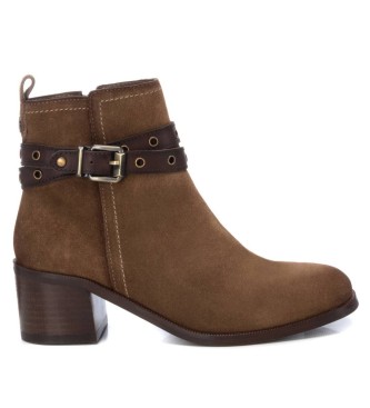 Carmela para mujer. 16173402-TAUPE Botines de Piel 161734 taupe (38), Marrón, 3 a 5cm, Cremallera, Casual, Carmela outlet 2024.