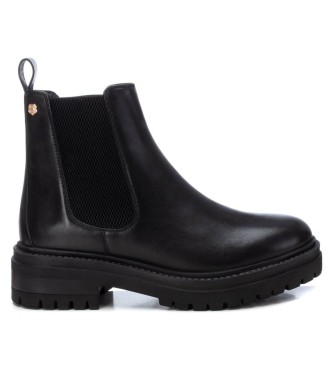 Carmela para mujer. 16178101-NEGRO Botines de Piel 161781 negro (39), 1 a 3cm, Cremallera, Casual, Carmela outlet 2024.