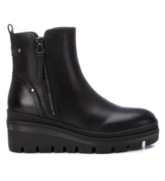 Carmela para mujer. 16200901-NEGRO Botines de Piel 162009 negro (39), 5 a 8cm, Cremallera, Casual