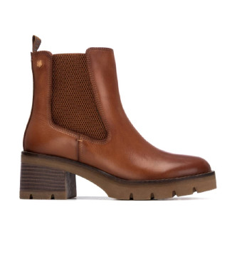 Carmela para mujer. 16257301-CAMEL Botines de Piel 162573 marrón (35), 3 a 5cm, Ninguno, Casual