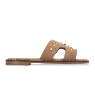 Carmela para mujer. 16305703-BEIGE Sandalias 163057 beige (38), Plano, Ninguno, Casual