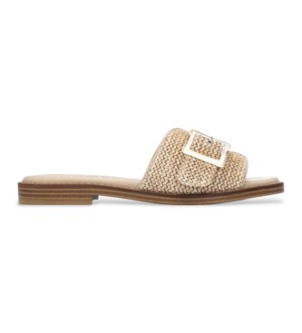 Carmela para mujer. 16325304-BEIGE Sandalias 163253 beige (41), Plano, Ninguno, Casual