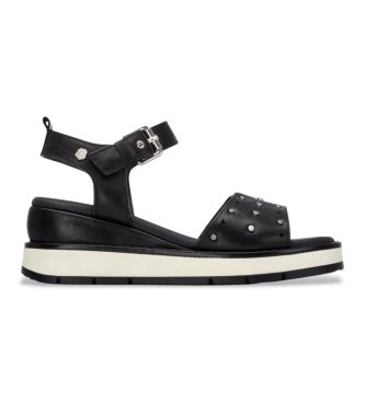 Carmela para mujer. 16324803-NEGRO Sandalias de Piel 163248 negro (37), 3 a 5cm, Hebilla, Casual