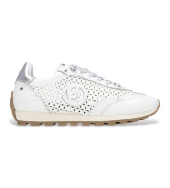 Carmela para mujer. 16311301-BLANCO Zapatillas de Piel 163113 blanco (36), Plano, Cordones, Casual