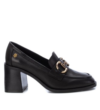 Carmela para mujer. 16112701-NEGRO Mocasines de piel 161127 (40), 5 a 8cm, Ninguno, Casual, Clásico