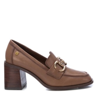 Carmela para mujer. 16112704-TAUPE Mocasines de piel 161127 (39), Marrón, 5 a 8cm, Ninguno, Casual, Clásico