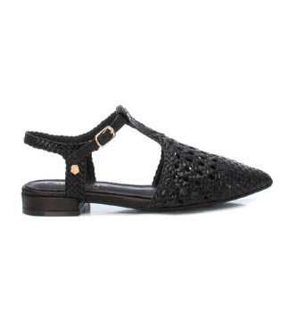 Carmela para mujer. 16147404-NEGRO Bailarinas 161474 negro (36), Piel, Plano, 1 a 3cm, Hebilla, Casual, Carmela outlet 2024.