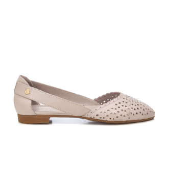 Carmela para mujer. 16158103-TAUPE Bailarinas 161581 taupe (36), Piel, Plano, 1 a 3cm, Ninguno, Casual, Clásico, Carmela outlet 2024.