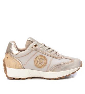 Carmela para mujer. 16181703-BEIGE Zapatillas de piel 161817 beige (37), 1 a 3cm, Cordones, Casual