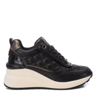 Carmela para mujer. 16184501-NEGRO Zapatillas De Piel 161845 Negro (36), 5 a 8cm, Cordones, Casual, Carmela outlet 2024.