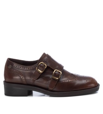 Carmela para mujer. 16196301-MARRON Mocasines de Piel 161963 marrón (37), Plano, 1 a 3cm, Hebilla, Casual, Fiesta, Clásico, Carmela outlet 2