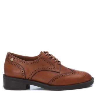 Carmela para mujer. 16196403-CAMEL Mocasines de Piel 161964 marrón (37), Plano, 1 a 3cm, Ninguno, Casual, Fiesta, Clásico