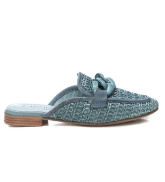 Carmela para mujer. 16231106-JEANS Zuecos 162311 azul (41), Plano, Ninguno, Casual