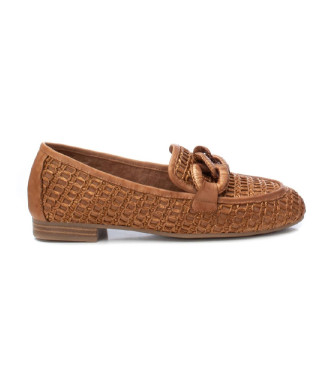 Carmela para mujer. 16231602-CAMEL Mocasines 162316 marrón (37), Plano, Ninguno, Casual