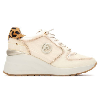 Carmela para mujer. 16244402-HIELO Zapatillas de piel 162444 blanco (41), 3 a 5cm, Cordones, Casual