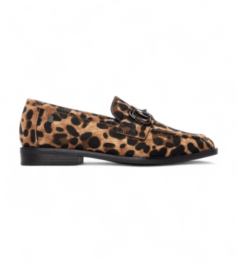 Carmela para mujer. 16269702-LEOPARDO Zapatos 162697 marrón (35), 1 a 3cm, Ninguno, Casual, Animal print