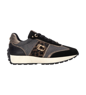 Carmela para mulher. 16270203-NEGRO Ténis 162702 preto (36), Plano, Cordão, Casual