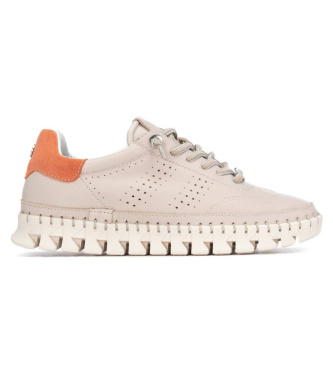 Carmela para mujer. 16310703-BEIGE Zapatillas 163107 beige (36), Plano, Cordones, Casual