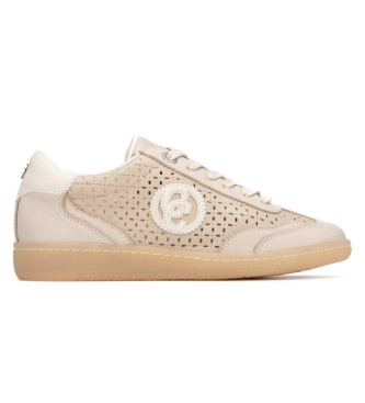 Carmela para mujer. 16312003-BEIGE Zapatillas 163120 beige (37), Plano, Cordones, Casual